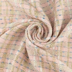 TCHL002 | Tweed-Bouclé hellrosa - 1