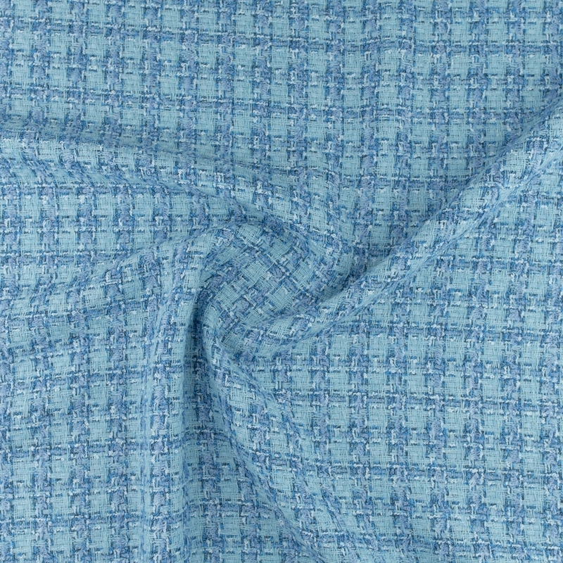 TCHL003 | Tweed-Bouclé blau - 2