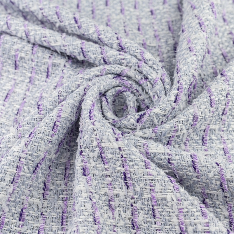 TCHL008 | Tweed-Bouclé lila - 1
