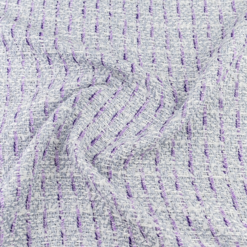 TCHL008 | Tweed-Bouclé lila - 2