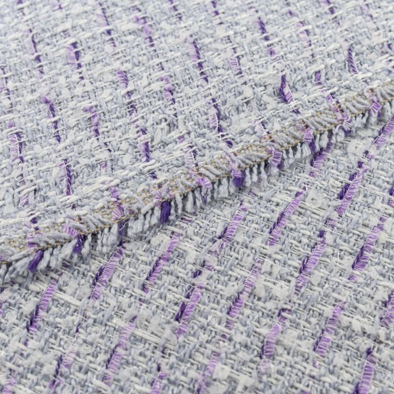 TCHL008 | Tweed-Bouclé lila - 4