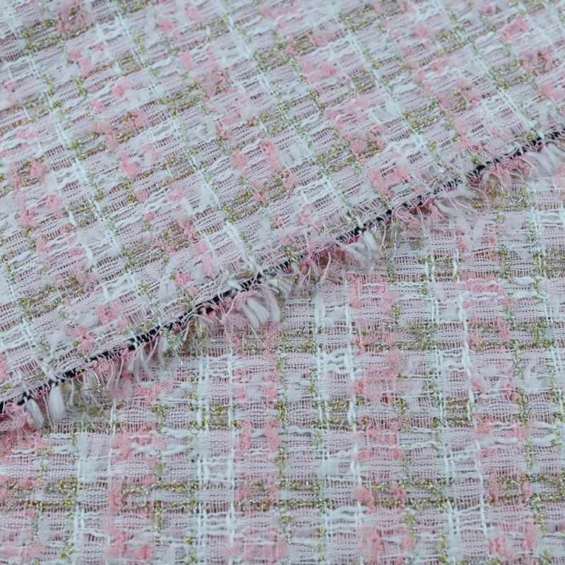 TCHL009 | Tweed-Bouclé rosa - 5