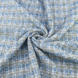 TCHL010 | Tweed-Bouclé himmelblau - 1