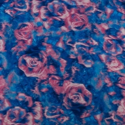 SALE.KLK008 | Crêpe Blumenwiese rosa - 1