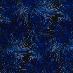 Crêpe Abstrakt blau
