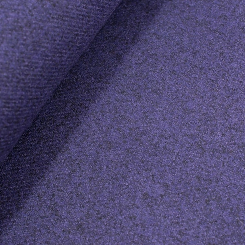 BOU022 | Gewalkter Strick-Boucle violett melange - 3