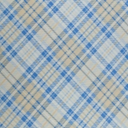 Krepový tartan světle béžový