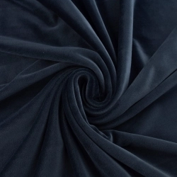 Stretch velvet nicki dark blue