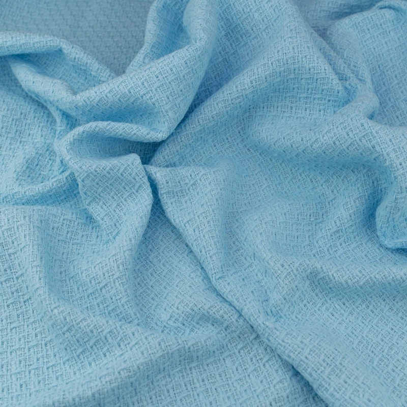 TCHL012 | Tweed-Bouclé hellblau - 4