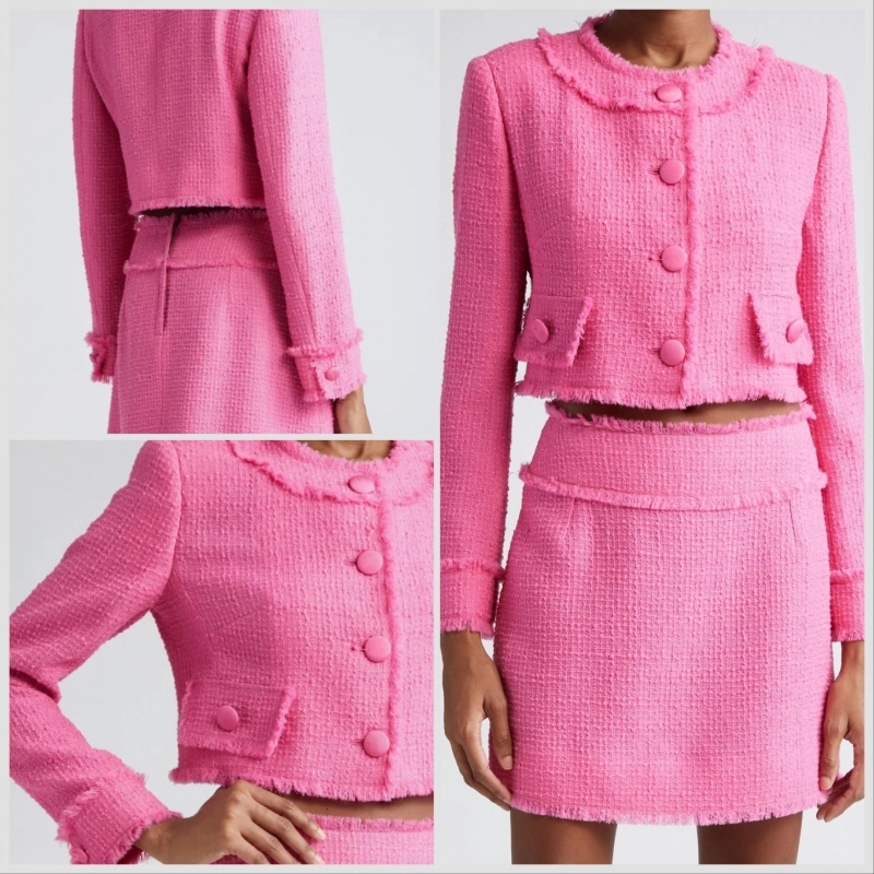 TCHL013 | Tweed-Bouclé pink - 2