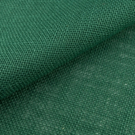 JUTAH6000 | Dekostoff Jute dunkelgrün - 1