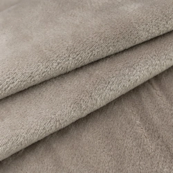 Kuschelfleece dunkelbeige