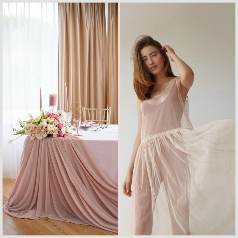 SZY009 | Chiffon beige - 2