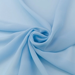 Chiffon himmelblau