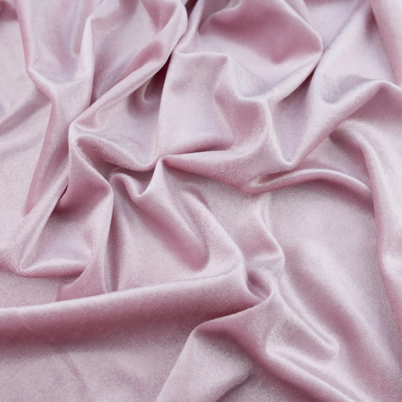 Stretchsamt Cuba, Velour hellrosa - 5
