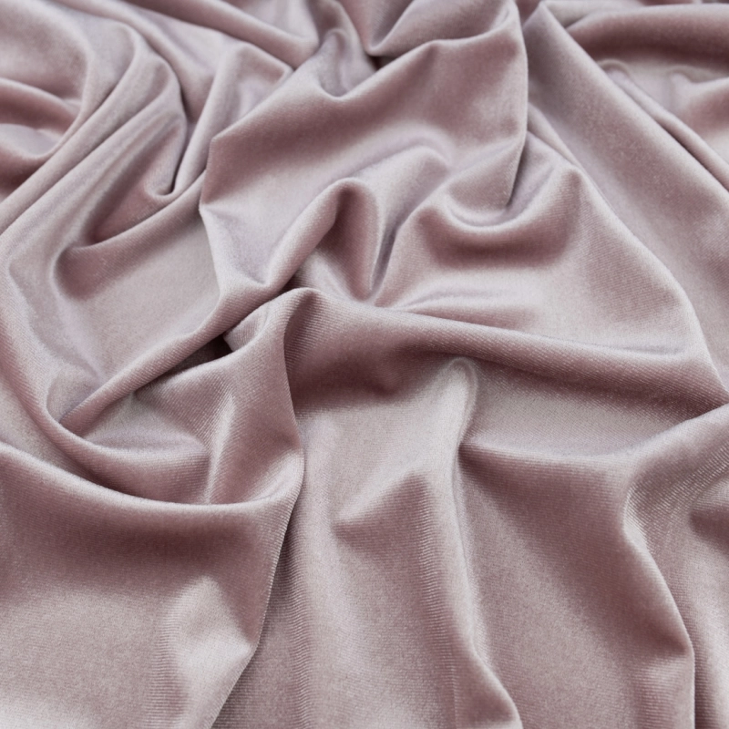 Stretchsamt Cuba, Velour rosa - 5