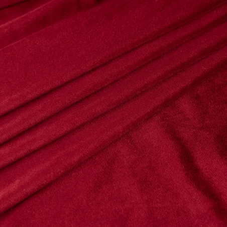 CUB005 | Stretchsamt Cuba, Velour rot - 1