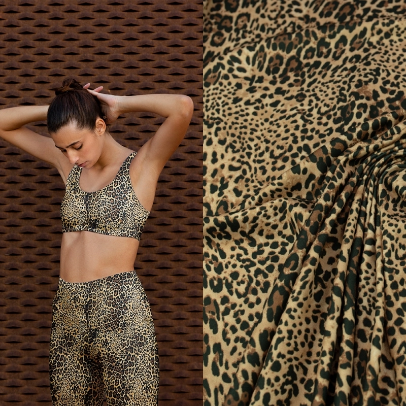 Kimo Jersey ITY Leopard braun-beige - 2