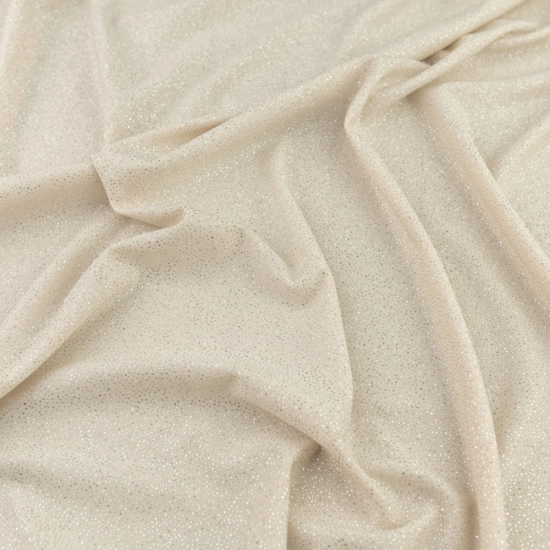 ITY.B001 | Glitzer Jersey ITY ecru - 3