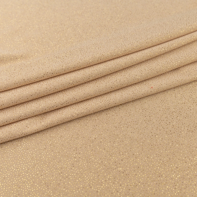 ITY.B002 | Glitzer Jersey ITY beige - 2