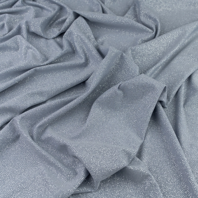 ITY.B003 | Glitzer Jersey ITY grau - 3