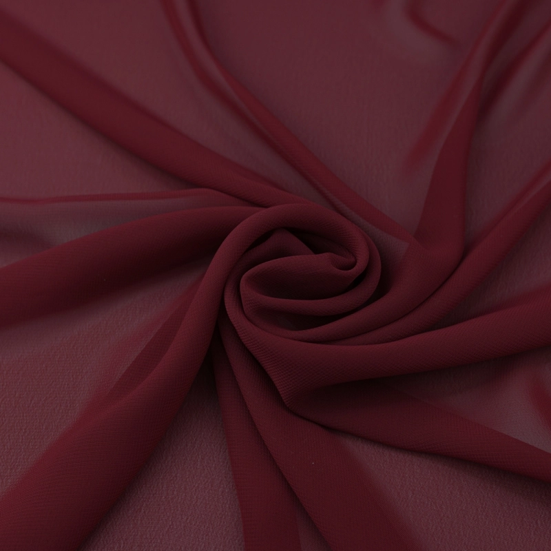 SZY022 | Chiffon bordeauxrot - 1