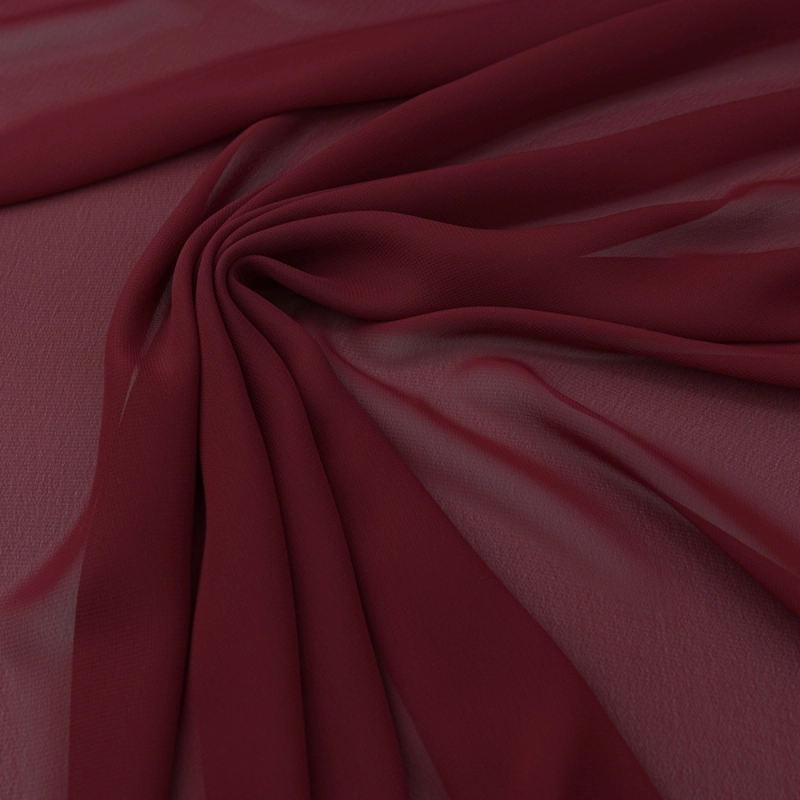 SZY022 | Chiffon bordeauxrot - 4