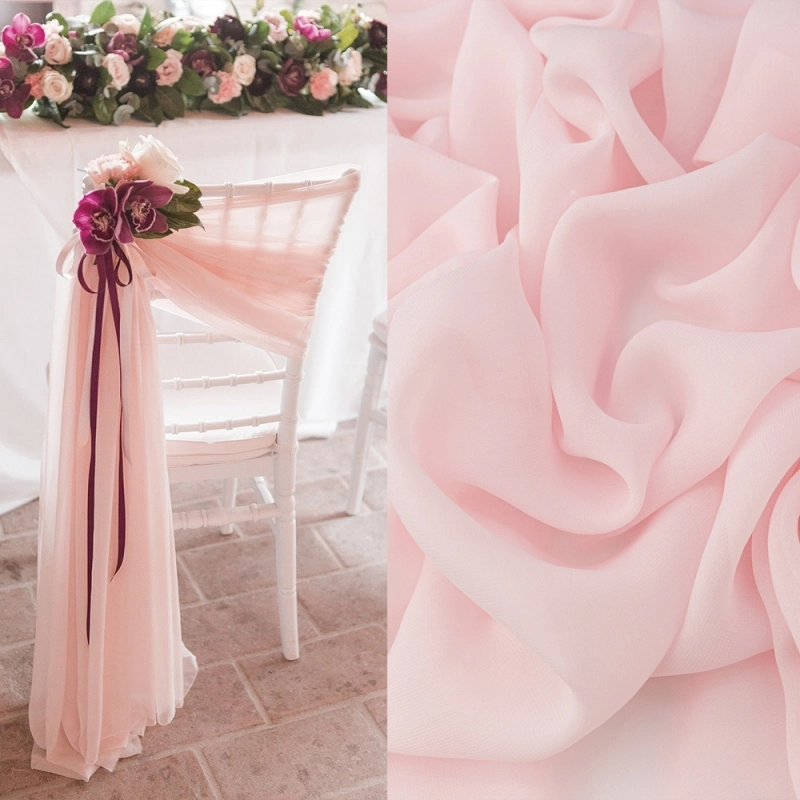 SZY015 | Chiffon hellrosa - 3