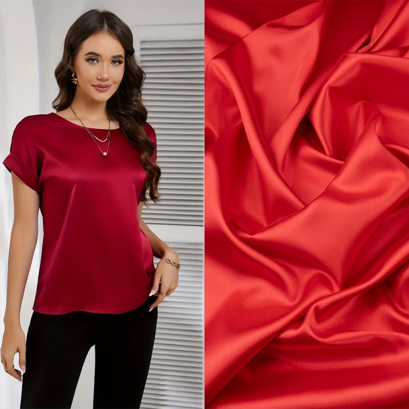 SAL022 | Stretch Satin rot - 2
