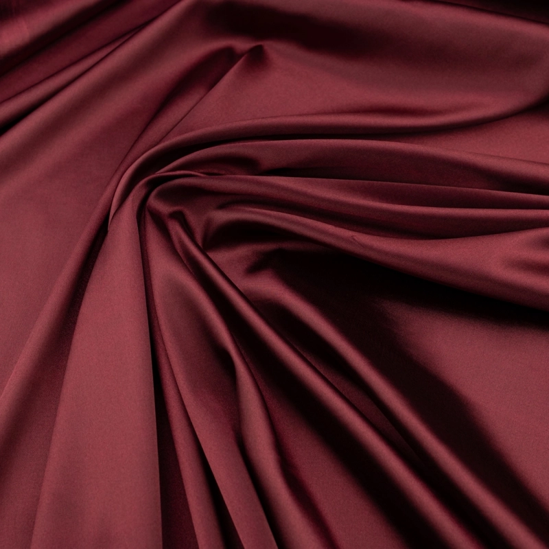 SAL023 | Stretch Satin bordeauxrot - 1