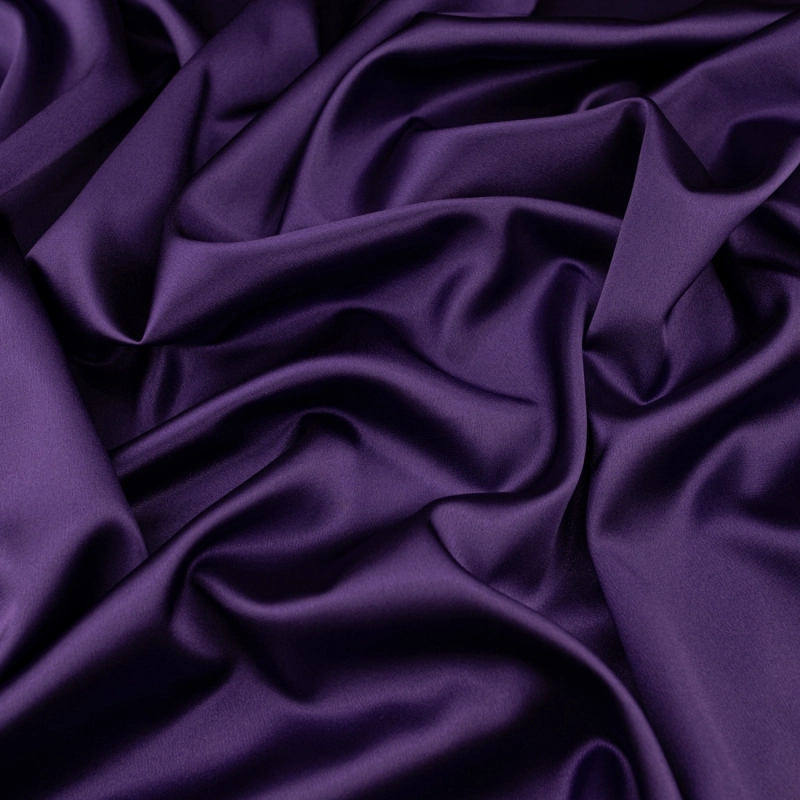 SAL032 | Stretch Satin dunkellila - 4