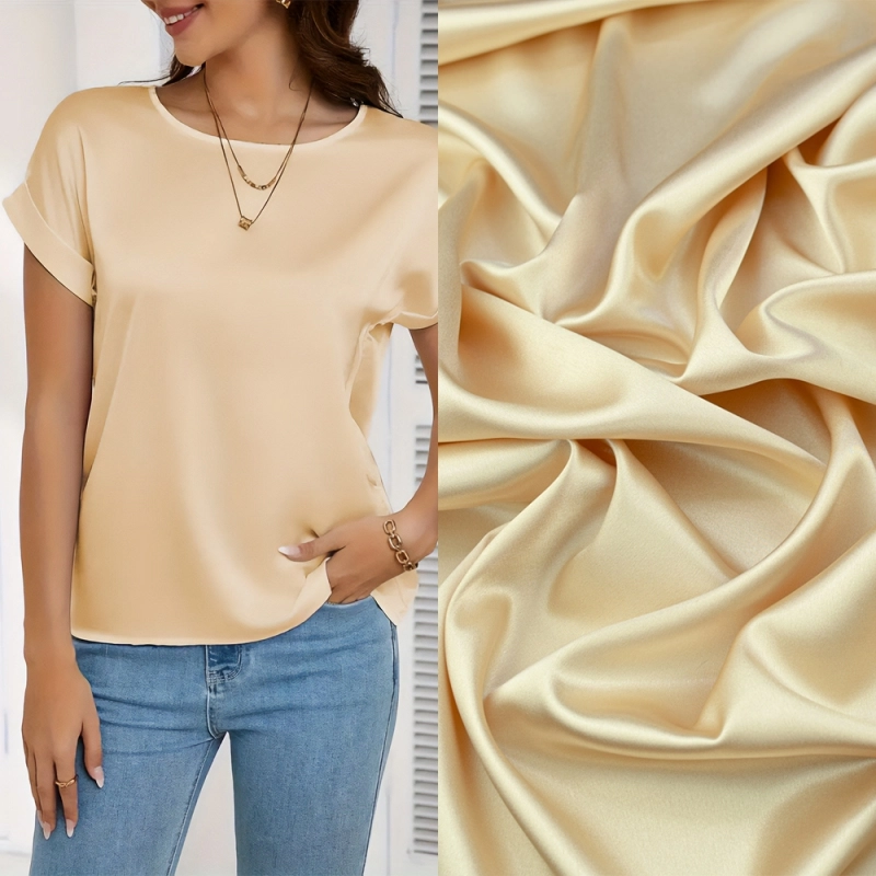 SAL008 | Stretch Satin beige - 2