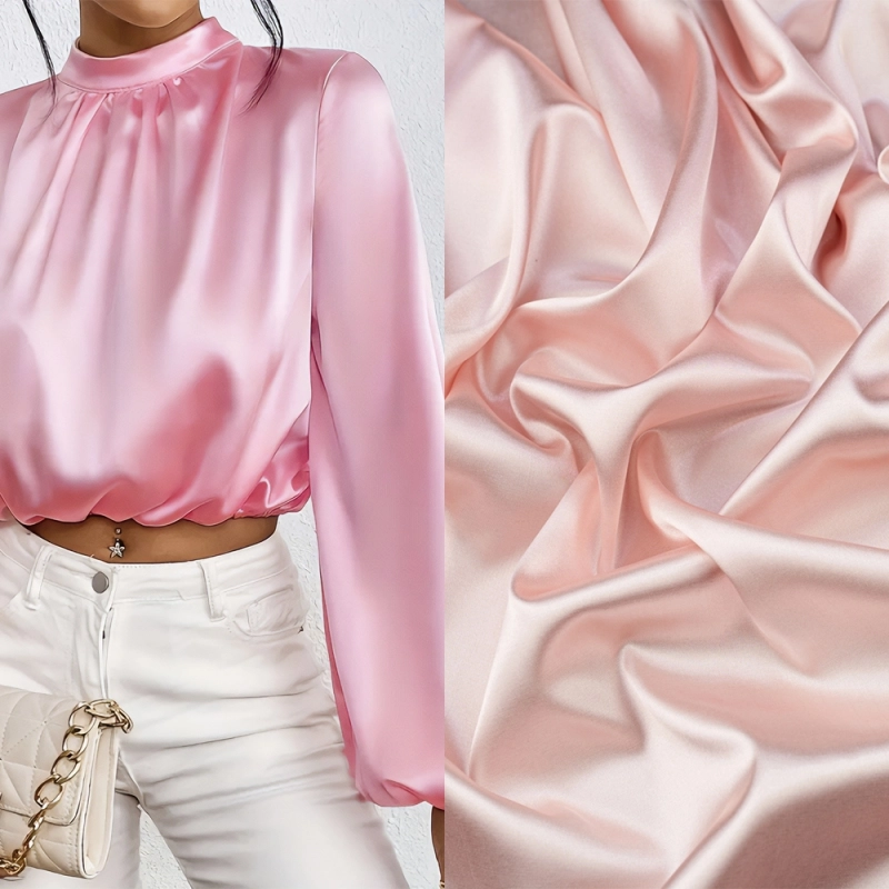 SAL016 | Stretch Satin hellrosa - 2