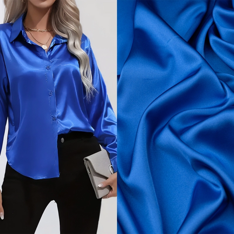 SAL041 | Stretch Satin königsblau - 2