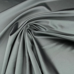 Stretch Satin grau - 1