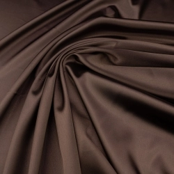 SAL048 | Stretch Satin dunkelbraun - 1
