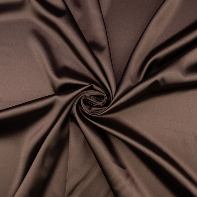 SAL048 | Stretch Satin dunkelbraun - 3