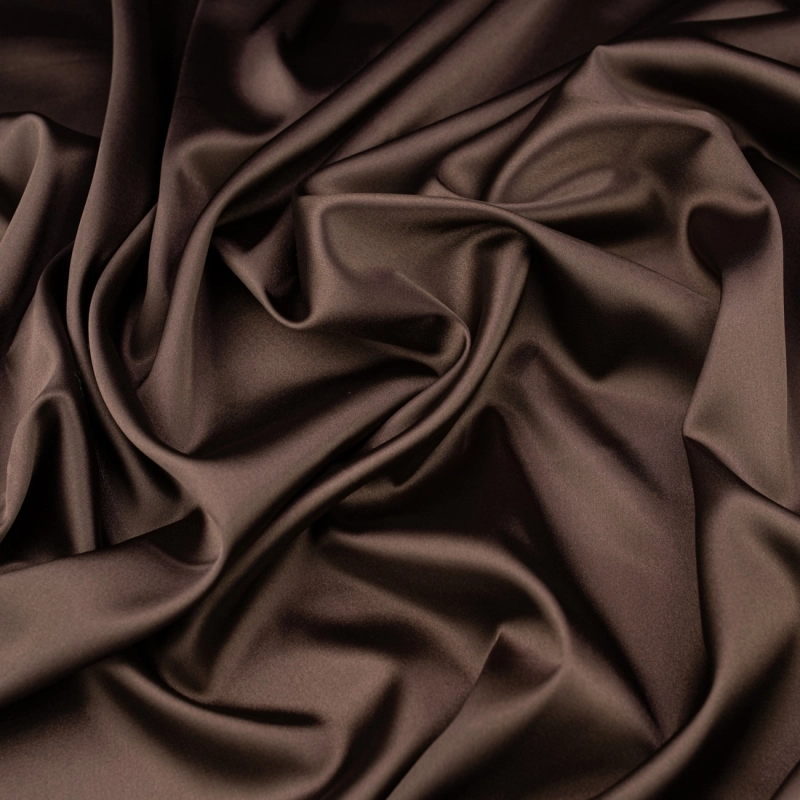 SAL048 | Stretch Satin dunkelbraun - 4