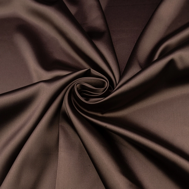 SAL048 | Stretch Satin dunkelbraun - 5