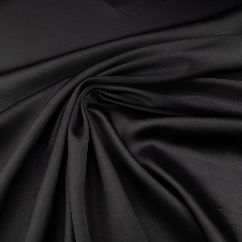 SAL049 | Stretch Satin schwarz - 1