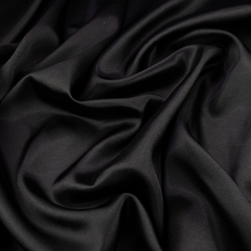 SAL049 | Stretch Satin schwarz - 4