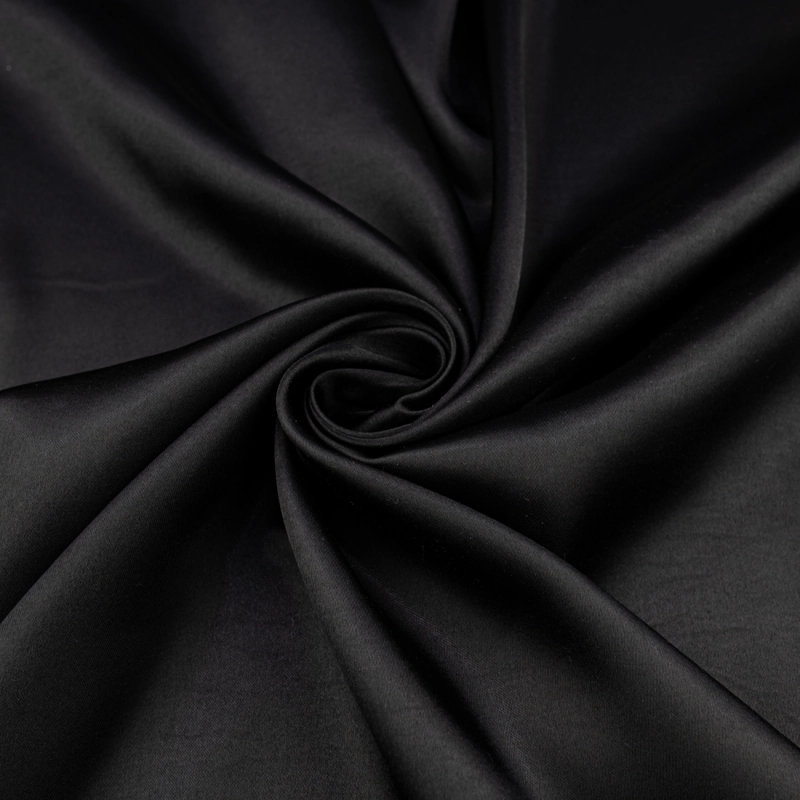 SAL049 | Stretch Satin schwarz - 5