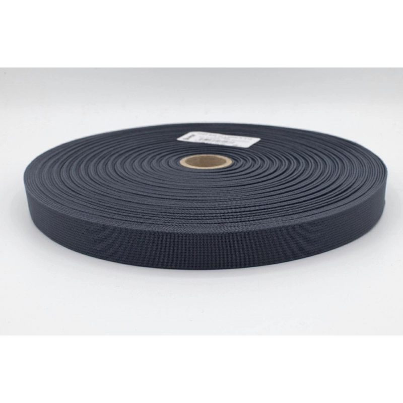 KAT17961 | Gewebtes Gummiband 20mm dunkelgrau - 1