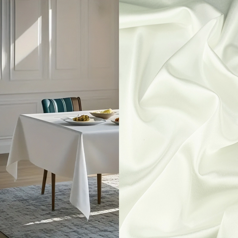SAT002 | Crêpe Satin ecru - 2