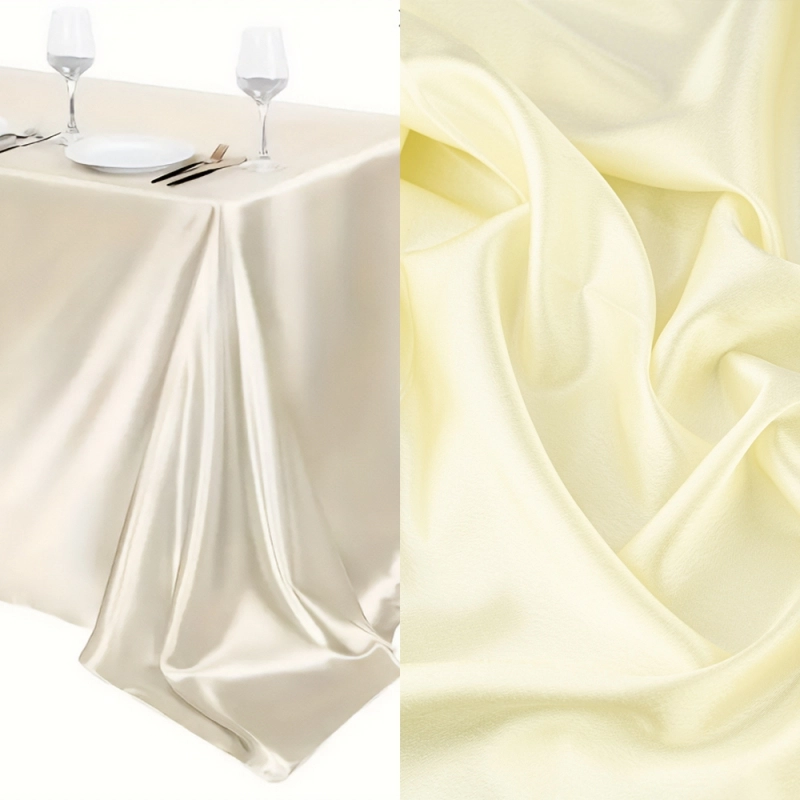 SAT003 | Crêpe Satin vanillegelb - 2