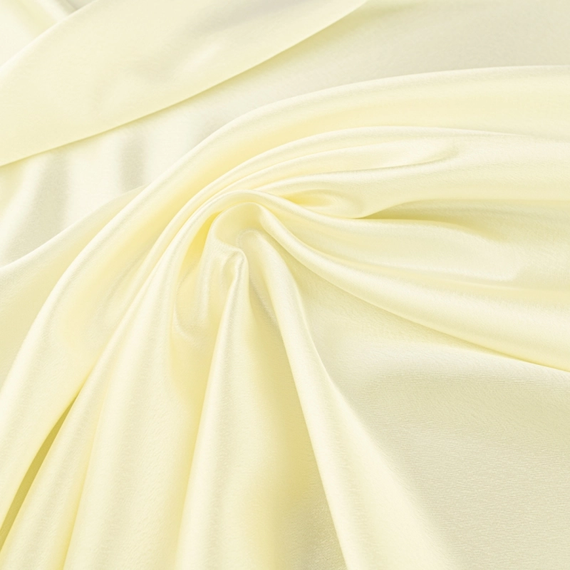 SAT003 | Crêpe Satin vanillegelb - 5