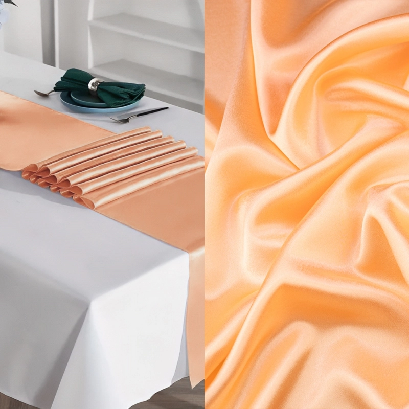 SAT006 | Crêpe Satin apricot - 2