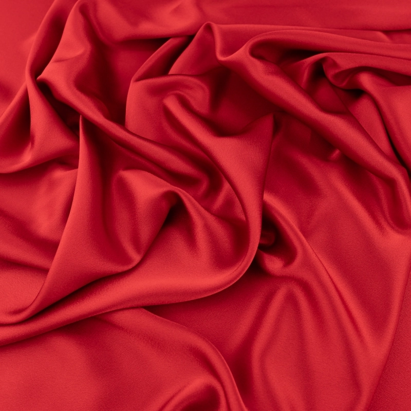 SAT014 | Crêpe Satin rot - 4