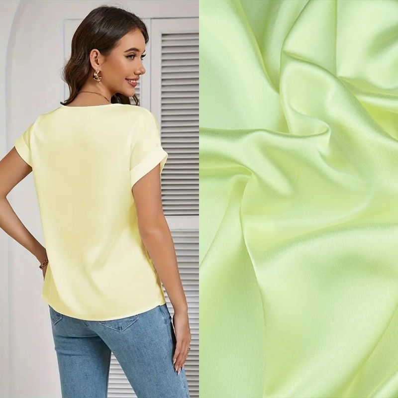 SAT021 | Crêpe Satin pistazie - 2