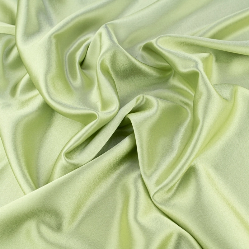 SAT022 | Crêpe Satin hellgrün - 4